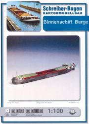 Binnenschiff Barge 1:100 deutsche Anleitung