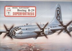 Boeing B-29 Superfortress "Enola Gay" 1:33 Silberdruck, übersetzt