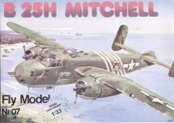 Bombenflugzeug North American B-25H Mitchell 1:33 Erstausgabe, übersetzt
