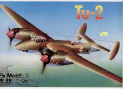 Bombenflugzeug Tupolew Tu-2 der Roten Armee 1:33 übersetzt!.