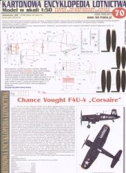 Chance Vought F4U-4 Corsair des US-Marine Corps (1952) 1:50