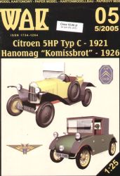 Citroen 5HP Typ C (1921) + Hanomag "Komissbrot" (1926) 1:25 ANGEBOT