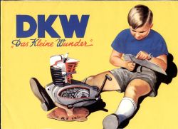 DKW-Zweitaktmotor RT-125 Kindermodell