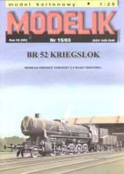 Dampflokomotive Borsig "Kriegslok" BR 52 (1942) 1:25 übersetzt, ANGEBOT