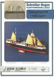 Dampfschiff Sirius 1:100 deutsche Anleitung