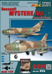 Dassault Mystere IVa der Israel Air Force 1:33 Extrempräzise
