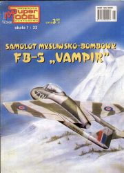 De Havilland FB-5 Vampire 1:33 einfach, ANGEBOT