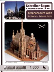 Der Stephansdom in Wien 1:300 deutsche Anleitung