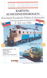slowenische / kroatische Elektro-Lokomotive E 362 von 1966, 1:45