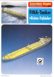FINA-Tanker "Reine Fabiola" (Bj. 1965) 1:500, Schreiber Verlag, deutsche Anleitung