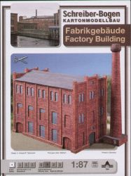 Fabrikgebäude (Maschinenfabrik oder Brauerei) 1:87 (H0) deutsche Anleitung