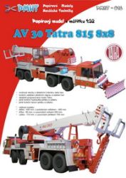 Feuerwehr-Kran/-Abschlepp-/-Räumfahzeug AV 30 Tatra 815 8x8 1:32