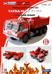 Feuerwehrwagen Dreiseitiger Kipper Tatra 815-7 S1 6x6  1:53