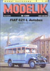 Fiat 621 L Autobus (1935) 1:25 Offsetdruck