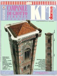 Campanile di Giotto / Glockenturm von Giotto, Firenze / Florenz 1:200 deutsche Bauanleitung