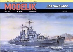 Flakkreuzer USS Oakland CL-95 (1943) 1:200 Offsetdruck