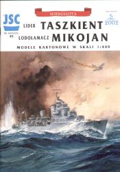 Flottillenführer Taschkent +Eisbrecher Mikojan +Flugzeuge 1:400