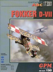Fokker D-VII (polnisch-russischer Krieg - 1918) 1:33 übersetzt, ANGEBOT
