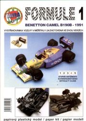 Formel 1 -Rennwagen  Benetton Camel B190B - 1991 1:24