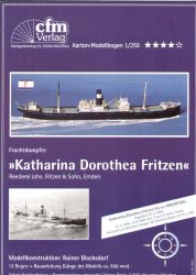 Frachtdampfer Katharina Dorothea Fritzen (1928) 1:250