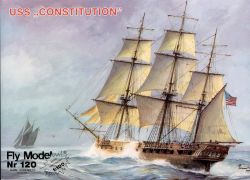 Fregatte USS Constitution (nach 1812)  1:100 übersetzt!