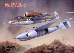 Gespann Mistel 5 (He-162 & Bombe Arado E-377a) +Wagen 1:33