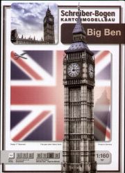 Glockenturm Big Ben aus London 1:160 deutsche Anleitung