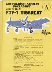 Grumman F7F-3P Tigercat 1:33 (1.Auflage) ANGEBOT