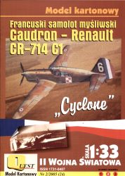 Jäger Caudron-Renault CR.714C1 Cyclone (Lyon-Bron, 1940) 1:33 ANGEBOT