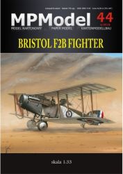 Jagd-/Aufklärungsflugzeug Handley Page Bristol F2b Fighter des RFC (1918) 1:33