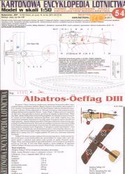 Jagdflugzeug Albatros-Öeffag D-III (Flik 61J, 1918) 1:50