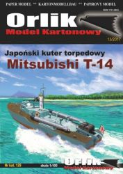 japanisches Torpedoboot Mitsubishi T-14 aus dem Jahr 1944 1:100