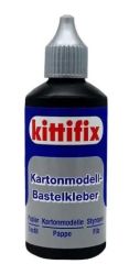 KITTIFIX, weißer Qualitätsklebstoff für Kartonmodellbau, 80g