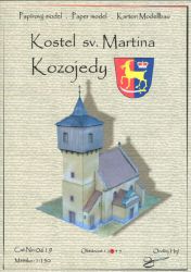 Kirche St. Martin in Kozojedy 1:150, Ondrej Hejl Verlag Nr. 0619