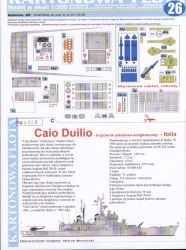 Kreuzer Caio Duilio (1962) + Torpedoboot Erato (1883) 1:300