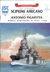 Kreuzer Scipione Africano + Zerstörer Antonio Pigafetta 1:400