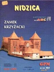 Kreuzritter-Schloss Nidzica / Neidenburg (14 Jh.) 1:200