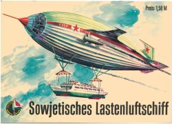 sowjetisches Lastenluftschiff L-24 1:50 DDR-Verlag Junge Welt (Kranich Bogen 1968)