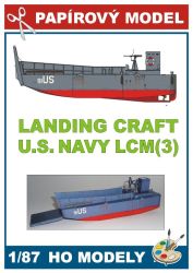 Landungsboot LCM (3) -Landing Craft Mechanised- (Boot No. 81 US) 1:87 (H0)