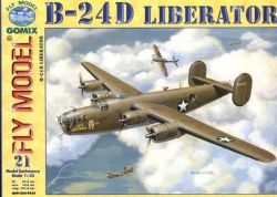 Langstreckenbomber Consolidated B-24D Liberator 1:33 übersetzt