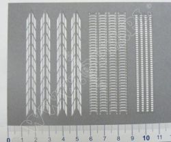 Lasercut-Leitern und -Niedergänge grau 1:200