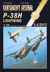 Lightning P-38H-1 "Porky II" (USAAF Neuguinea, 1943) 1:33 extrem übersetzt