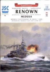 Linienkreuzer HMS Renown + Minenleger HMS Medusa 1:400