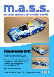 Rennwagen Renault Alpine A442 24-Stunden-Rennen von Le Mans 1977 1:24