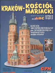 Marienkirche in Krakau/Krakow (14./15.Jh) 1:200
