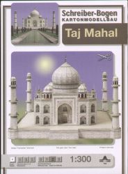 Mausoleum (Grabgebäude) Taj Mahal in Agra / Indien (1644 – 1654) 1:300 deutsche Anleitung