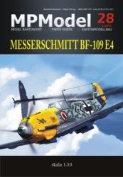 Messerschmitt Bf-109 E-4 (geflogen von Hptm. Hans von Hahn) 1:33