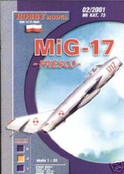 Mikojan MiG-17 Fresco (Luftwaffe der Polnischen Volksarmee) 1:33