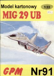 Mikoyan Gurevich MiG-29UB Fulcrum 1:33 Originalausgabe, übersetzt