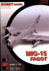 Mikoyan-Gurewitsch Mig-15 Fagot polnischer Luftwaffe 1:33